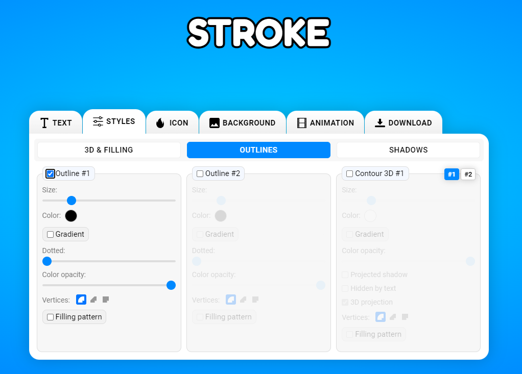 Stroke Options