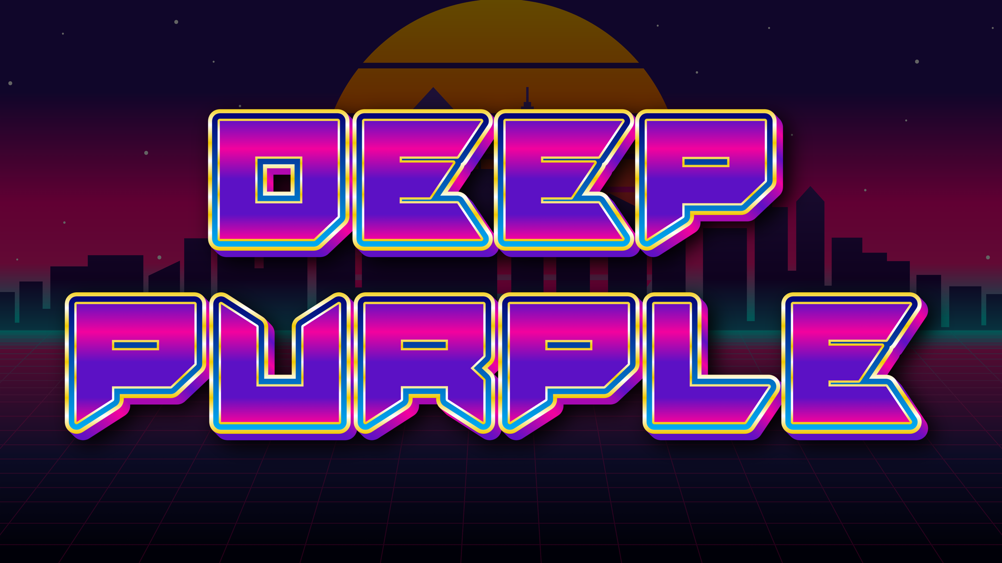Purple Text Effect