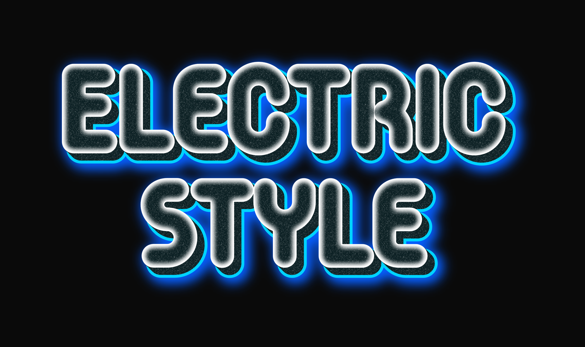 Neon Electric Style Font