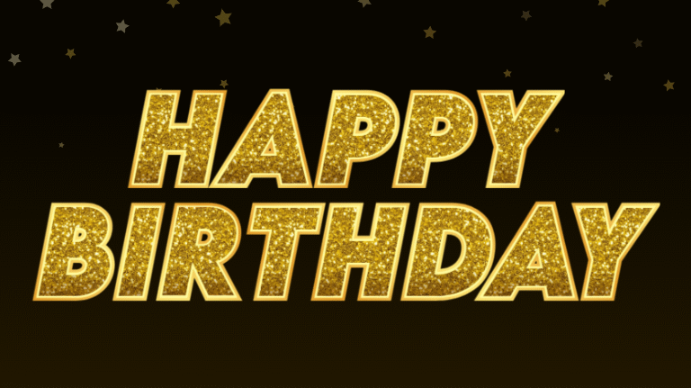 Happy Birthday Animated Message