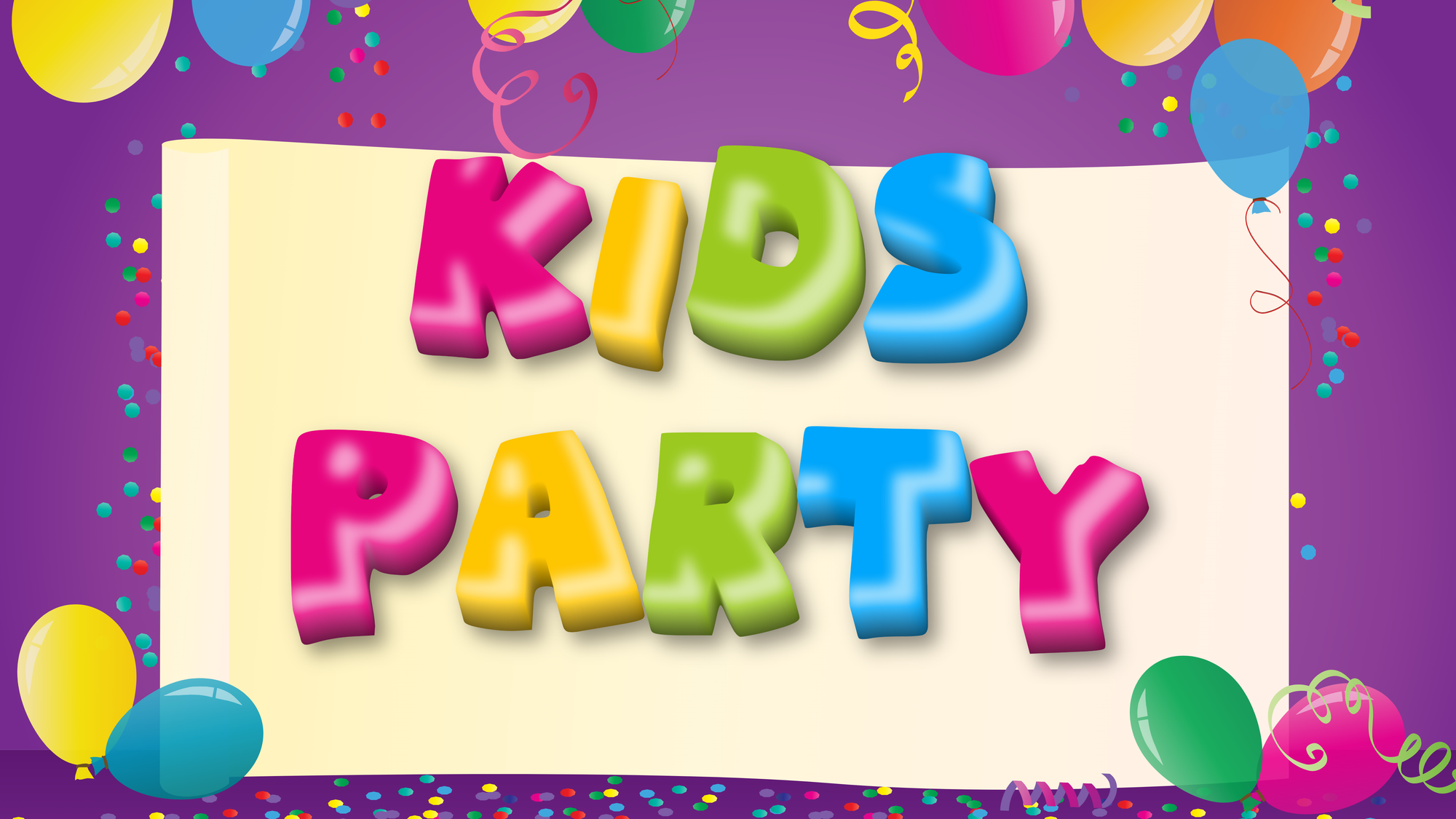 Kids Party Birthday Font