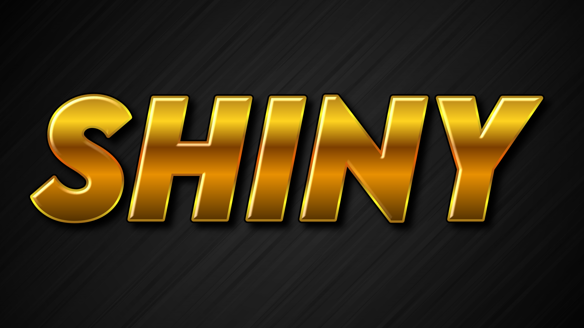 Shiny Gold Text Effect
