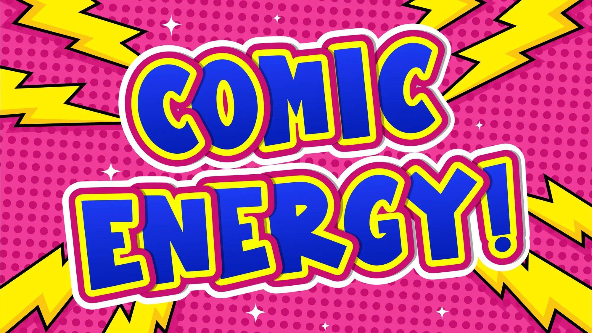 Comic-Energie-Schrift