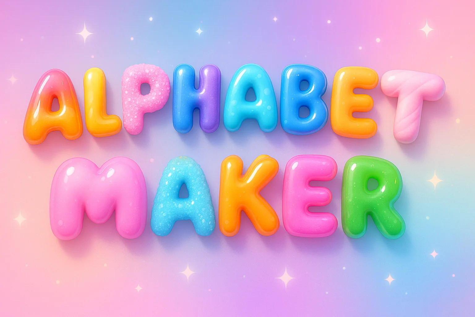 Alphabet Maker の作例