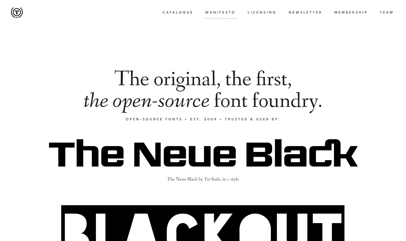 The League of Moveable Type