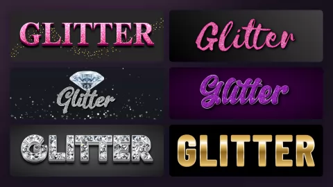 Glitter Fonts: How to Tell Real Sparkle From a Sparkly Background