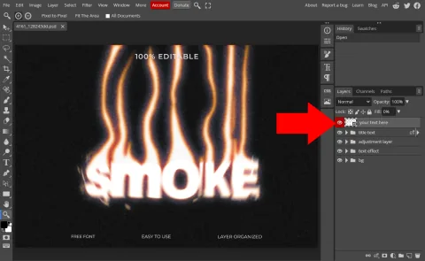 如何用 Photopea 编辑 TextStudio 文字特效