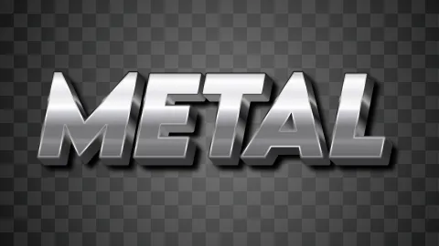 Explore Metal Fonts and Chrome Text Effects for Bold Typography