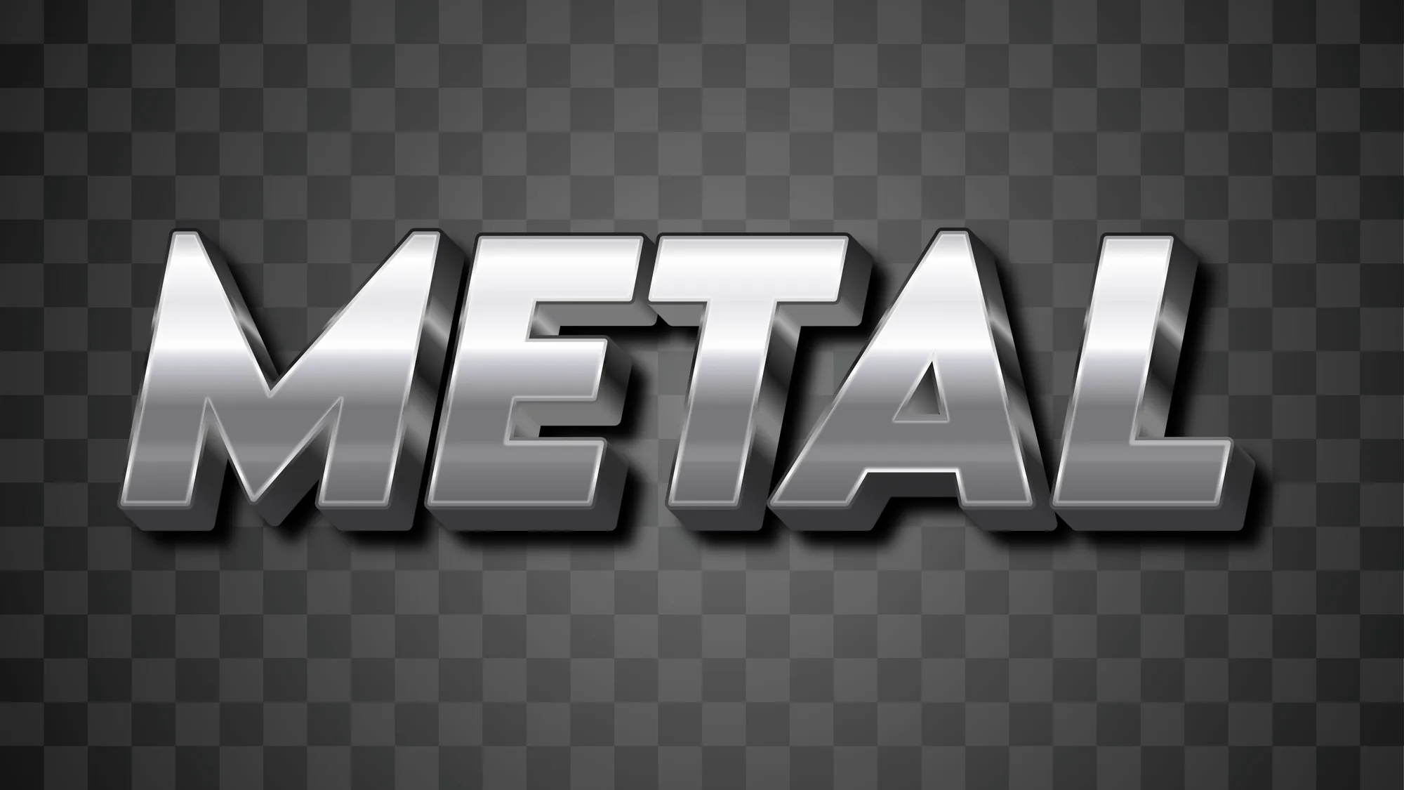 Metall-Schriften