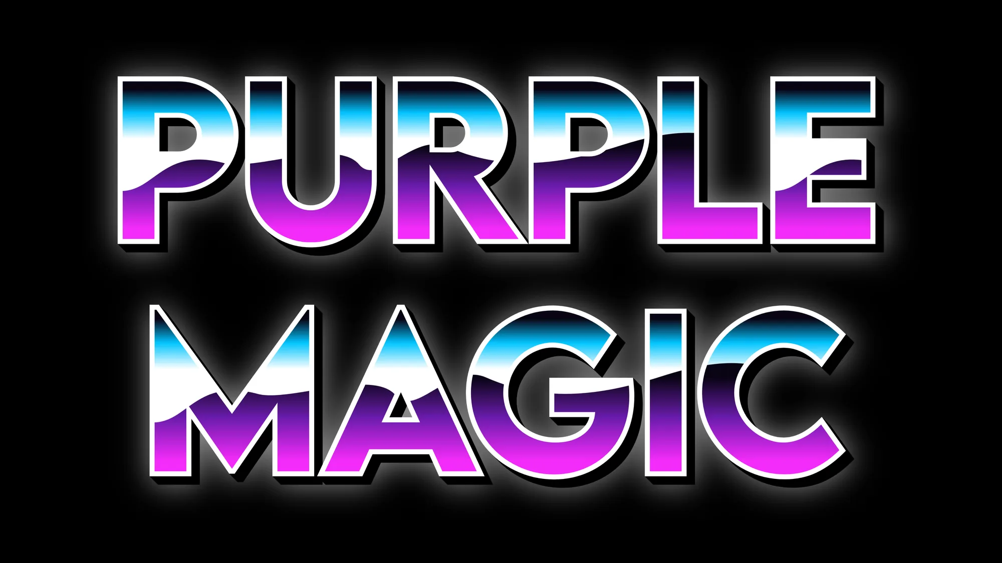 Purple Magick Text Effect