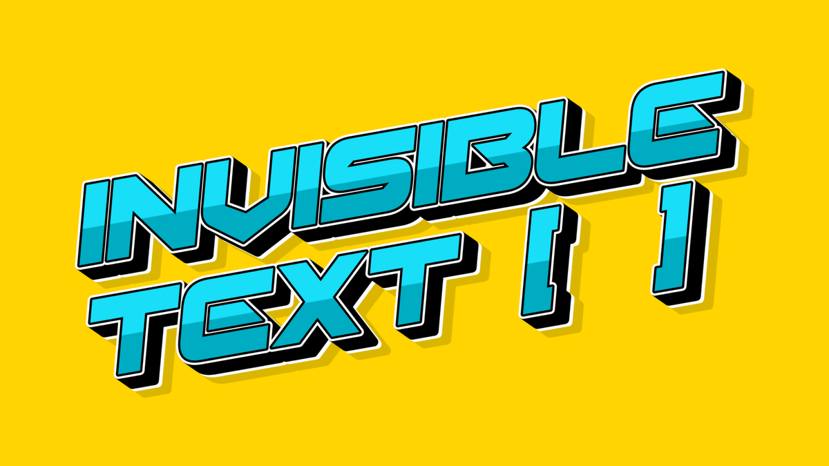 Invisible Text: A Quick Guide