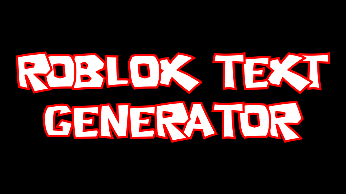 Create Roblox Fonts and Text Effects Online