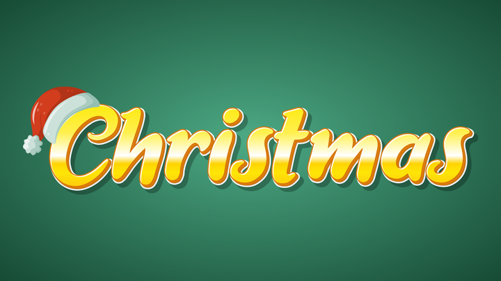 Christmas Font Example