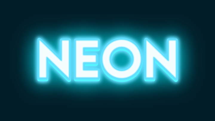 Neon Text Effect