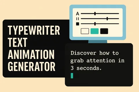 Typewriter Text Animation Generator - Create stunning animated text in seconds