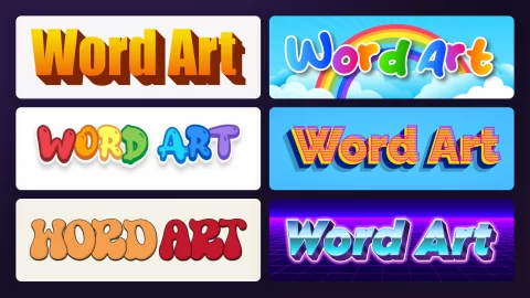 Word Art Online: 8 Free Styles, From Word 97 to Now